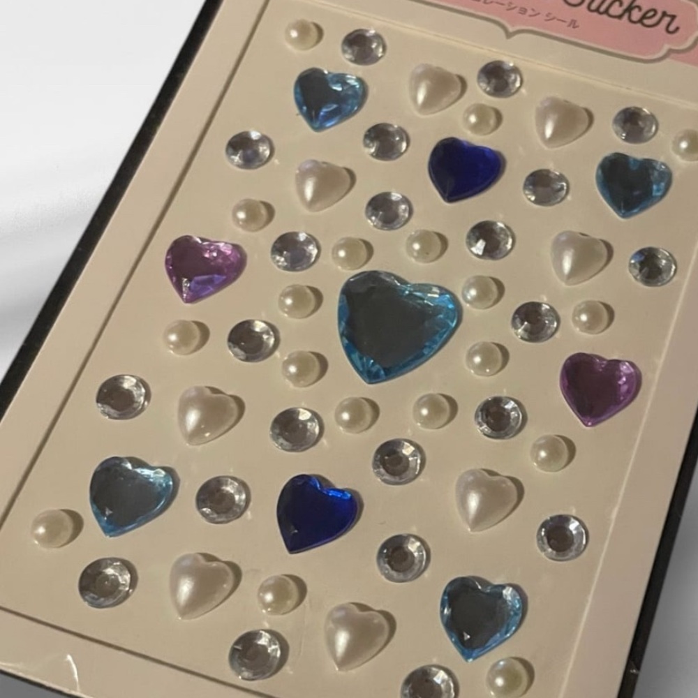 Cute Kawaii Heart Decoration Sticker Sheet